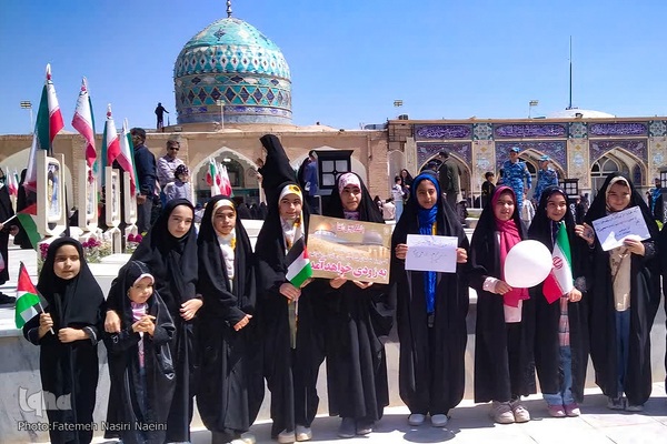 مراسم راهپیمایی روز قدس در نایین