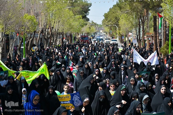 مراسم راهپیمایی روز قدس در نایین