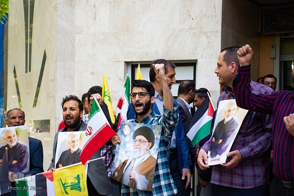 تجمع اصحاب رسانه اصفهان علیه جنایات رژیم صهیونیستی