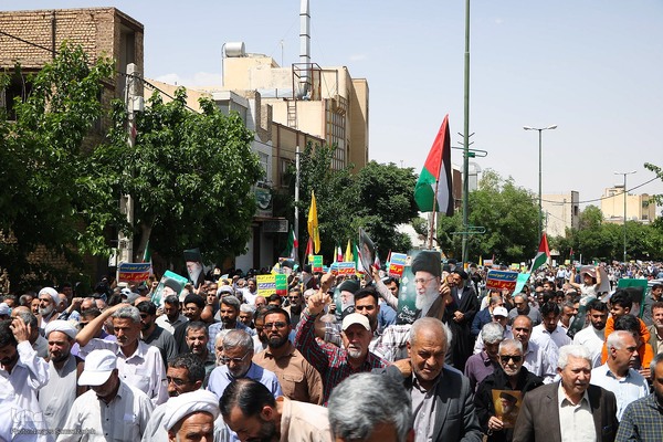 راهپیمایی مردم اصفهان در محکومیت جنایات رژیم صهیونیستی