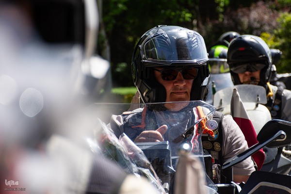 آیین استقبال از موتورسواران لهستانی در اصفهان