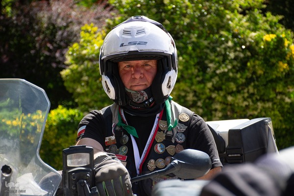 آیین استقبال از موتورسواران لهستانی در اصفهان