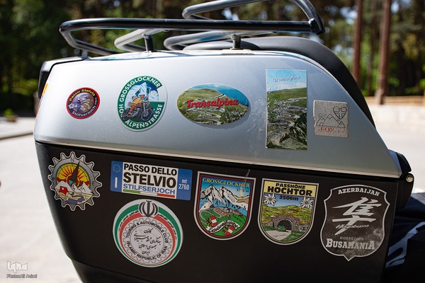 آیین استقبال از موتورسواران لهستانی در اصفهان