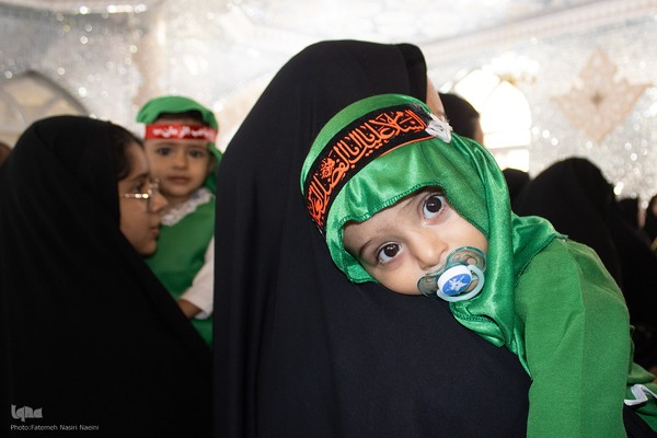 مراسم شیرخوارگان حسینی در نایین