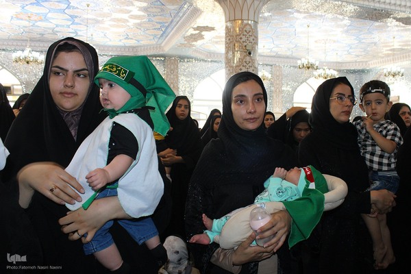 مراسم شیرخوارگان حسینی در نایین