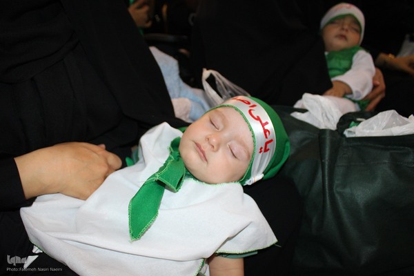 مراسم شیرخوارگان حسینی در نایین