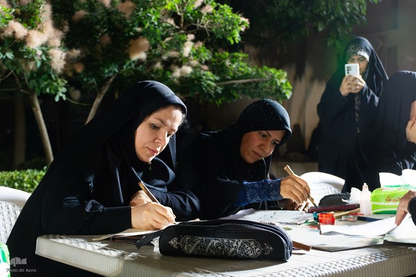 مشق عشق خوشنویسان اصفهانی در سوگ سیدالشهدا (ع)