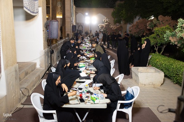 مشق عشق خوشنویسان اصفهانی در سوگ سیدالشهدا (ع)