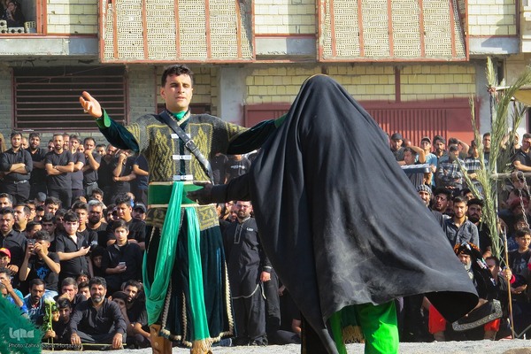 مراسم خیمه‌سوزان و مقتل‌خوانی در خمینی‌شهر اصفهان