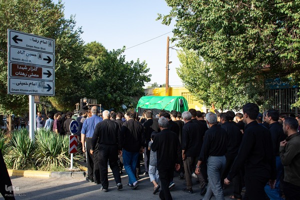 مراسم تشییع پیکر مرحوم سیدمهدی اعتصامی، فعال قرآنی اصفهان