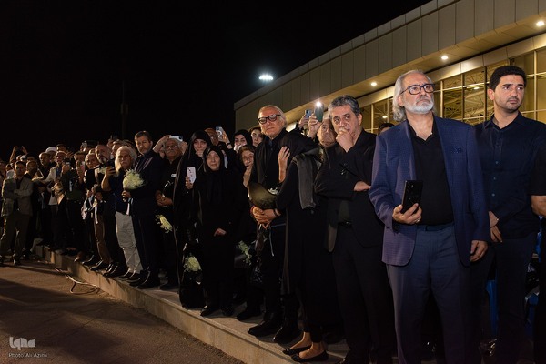 مراسم استقبال از پیکر استاد محمود فرشچیان در اصفهان