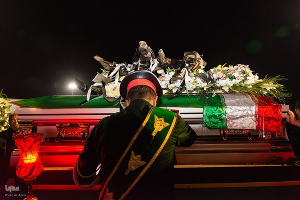 مراسم استقبال از پیکر استاد محمود فرشچیان در اصفهان