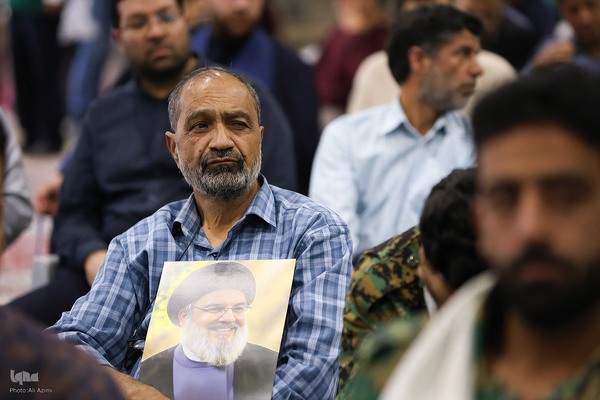 مراسم اولین سالگرد شهادت سید حسن نصرالله و سردار نیلفروشان در اصفهان