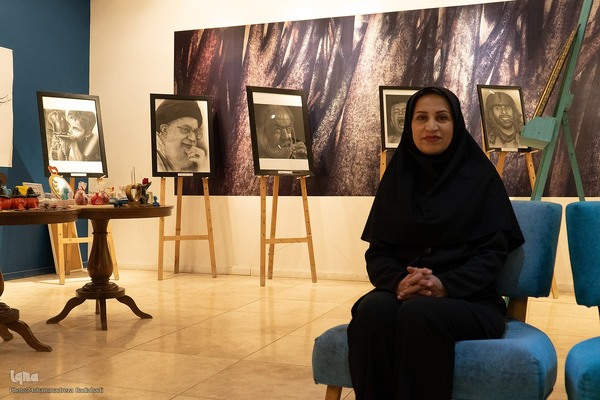 نمایشگاه آثار هنری پرستاران در خانه تاریخی عامری‌های کاشان