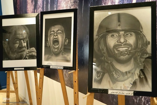 نمایشگاه آثار هنری پرستاران در خانه تاریخی عامری‌های کاشان