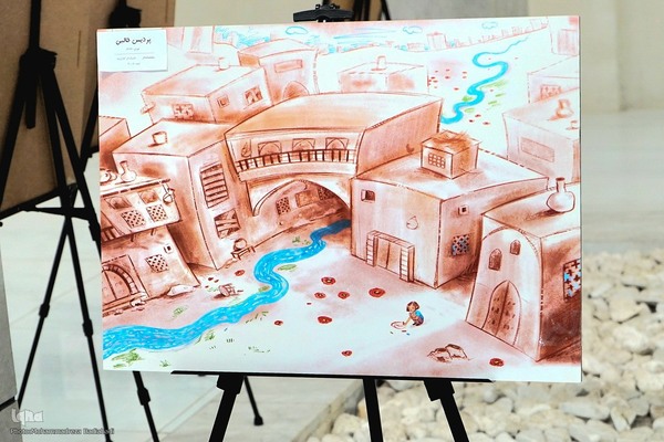 نمایشگاه آثار منتخب دومین جایزه سال سهراب سپهری در کاشان