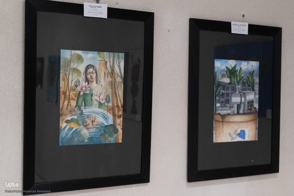 نمایشگاه آثار منتخب دومین جایزه سال سهراب سپهری در کاشان