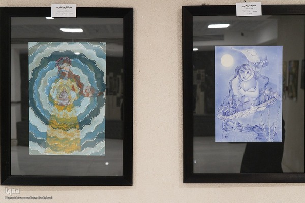 نمایشگاه آثار منتخب دومین جایزه سال سهراب سپهری در کاشان