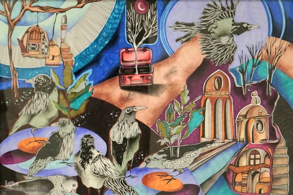 نمایشگاه آثار منتخب دومین جایزه سال سهراب سپهری در کاشان