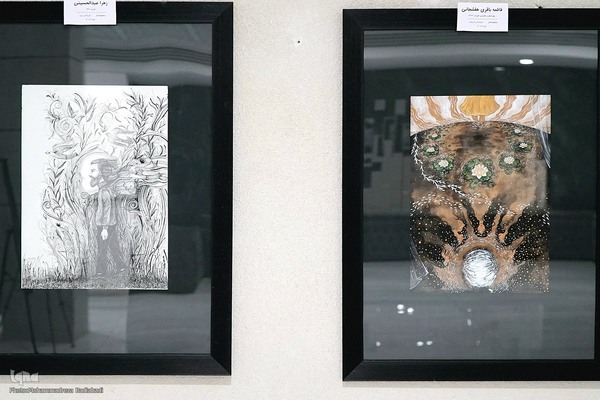 نمایشگاه آثار منتخب دومین جایزه سال سهراب سپهری در کاشان
