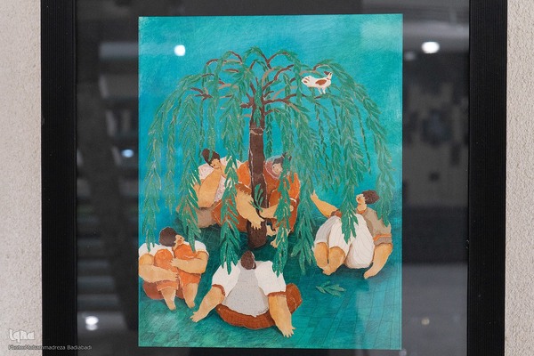 نمایشگاه آثار منتخب دومین جایزه سال سهراب سپهری در کاشان