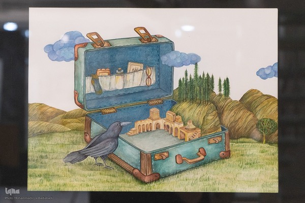 نمایشگاه آثار منتخب دومین جایزه سال سهراب سپهری در کاشان