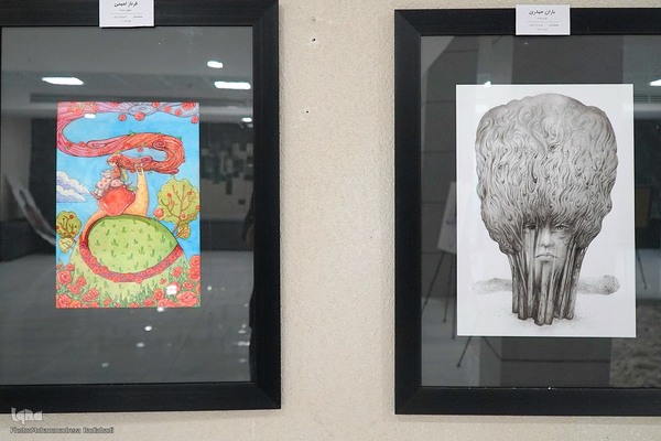 نمایشگاه آثار منتخب دومین جایزه سال سهراب سپهری در کاشان