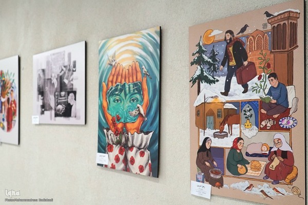 نمایشگاه آثار منتخب دومین جایزه سال سهراب سپهری در کاشان