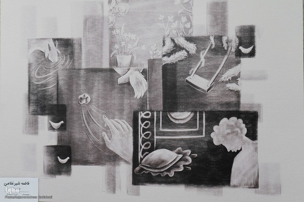 نمایشگاه آثار منتخب دومین جایزه سال سهراب سپهری در کاشان