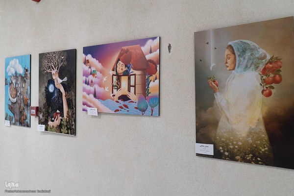 نمایشگاه آثار منتخب دومین جایزه سال سهراب سپهری در کاشان