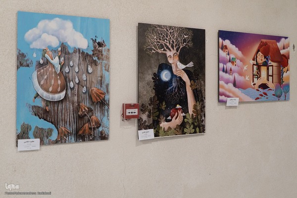 نمایشگاه آثار منتخب دومین جایزه سال سهراب سپهری در کاشان