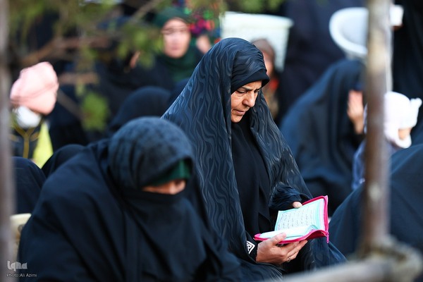 مراسم روضه حضرت زهرا(س) در تخت فولاد