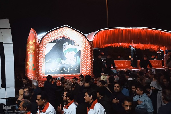 استقبال از کاروان اهالی بهشت در کاشان