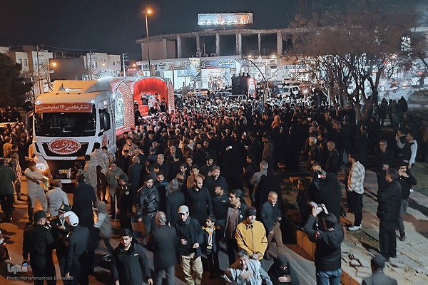 استقبال از کاروان اهالی بهشت در کاشان