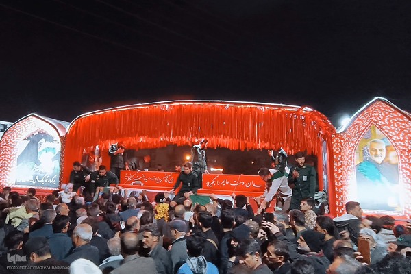 استقبال از کاروان اهالی بهشت در کاشان