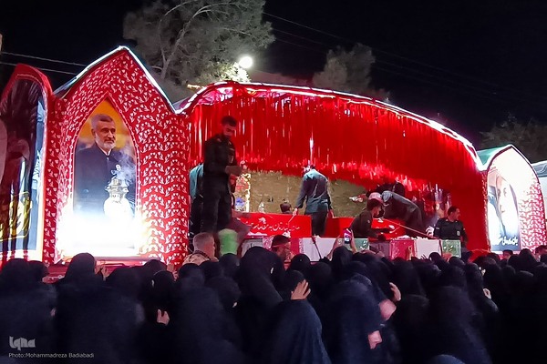 استقبال از کاروان اهالی بهشت در کاشان