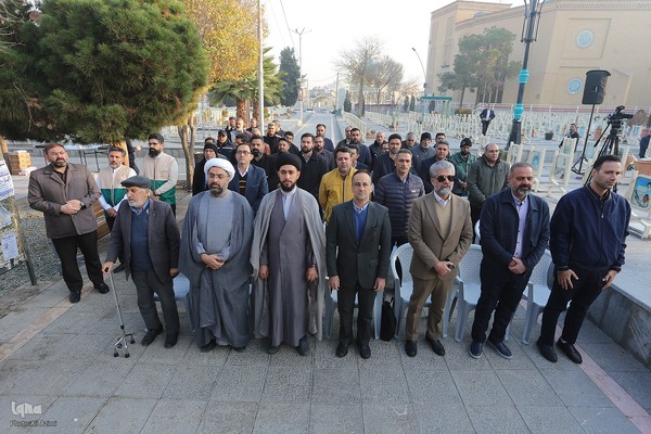 ویژه‌برنامه «مسیح راننده» در گلستان شهدای اصفهان