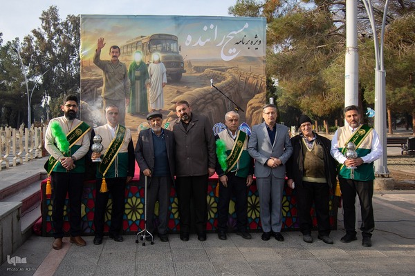 ویژه‌برنامه «مسیح راننده» در گلستان شهدای اصفهان