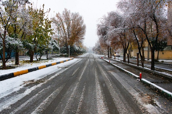 اصفهان در آغوش برف