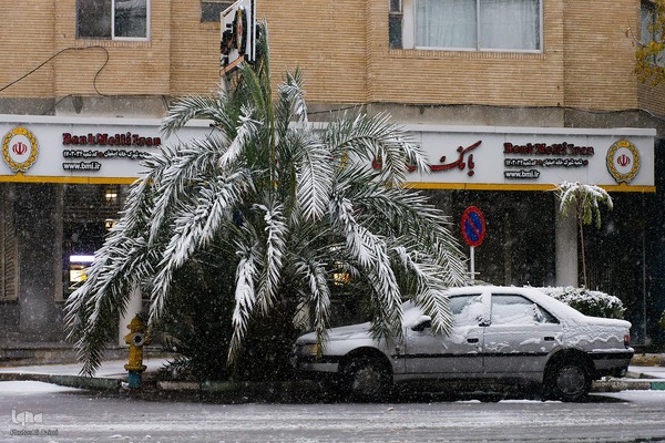 اصفهان در آغوش برف