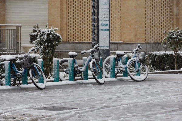 اصفهان در آغوش برف