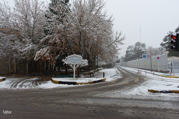 اصفهان در آغوش برف