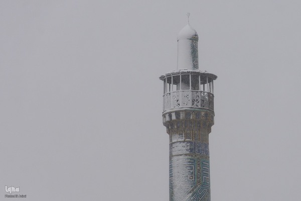اصفهان در آغوش برف
