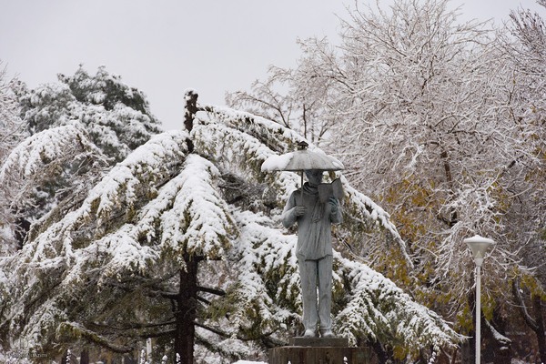 اصفهان در آغوش برف