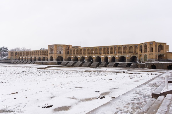 اصفهان در آغوش برف