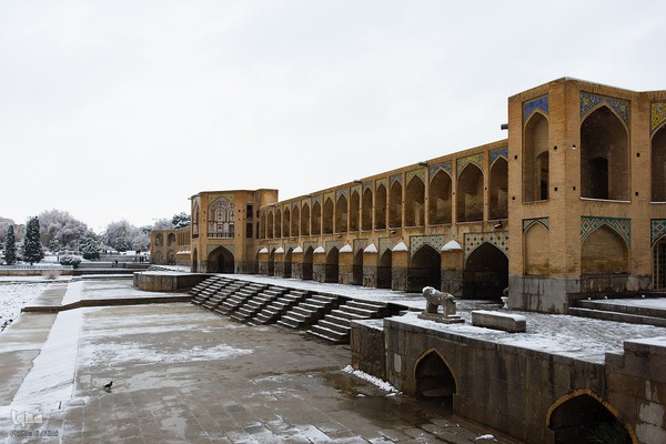 اصفهان در آغوش برف