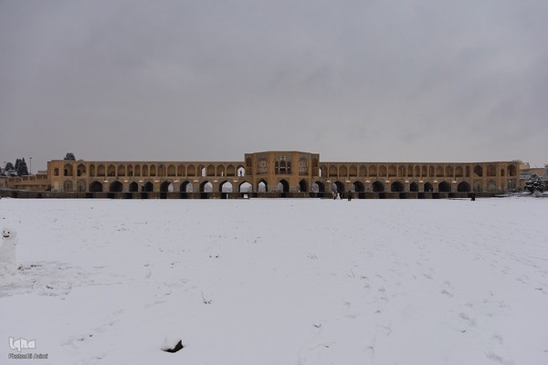 اصفهان در آغوش برف