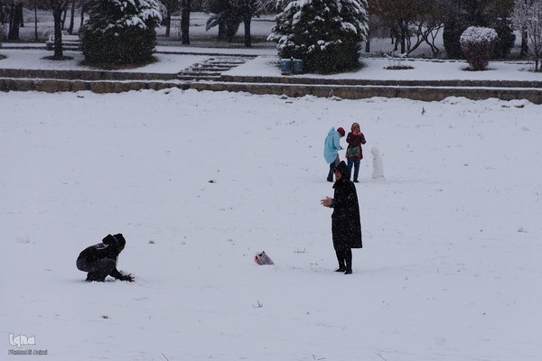 اصفهان در آغوش برف