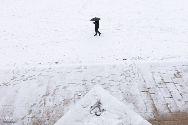 اصفهان در آغوش برف