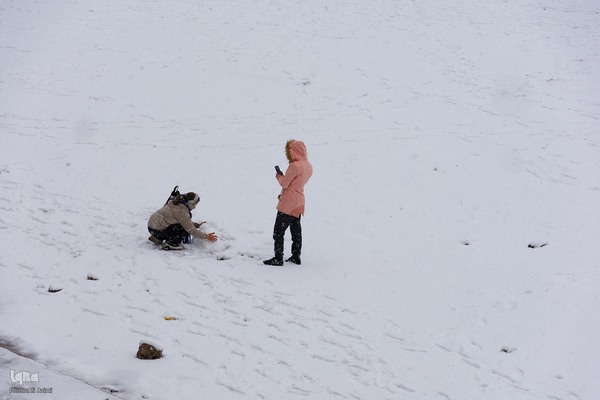 اصفهان در آغوش برف